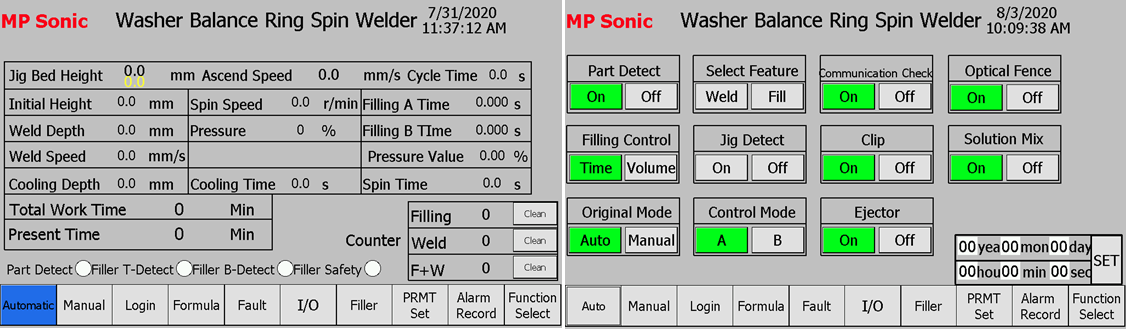 Washer Balancer Welding & Filling Machine